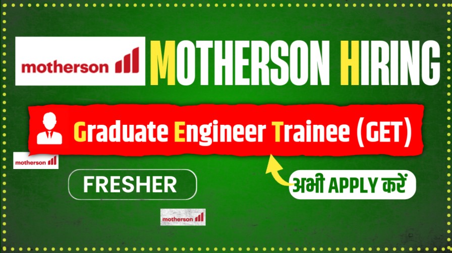 Motherson GET hiring 2025